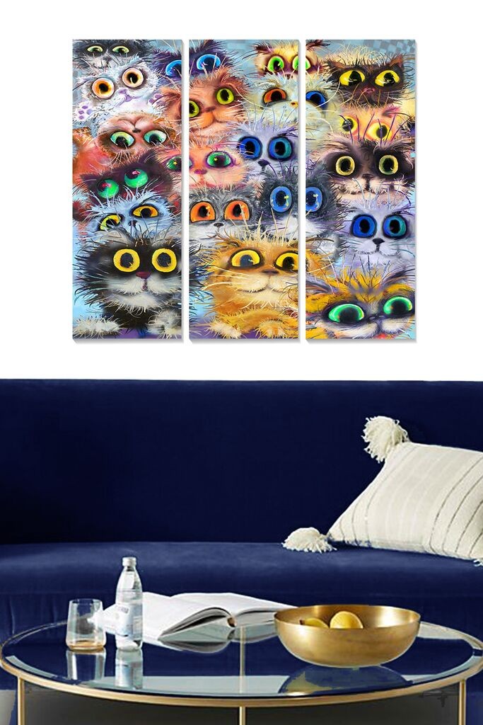 Set slika Wallity MDF1019005447, 3 dijela