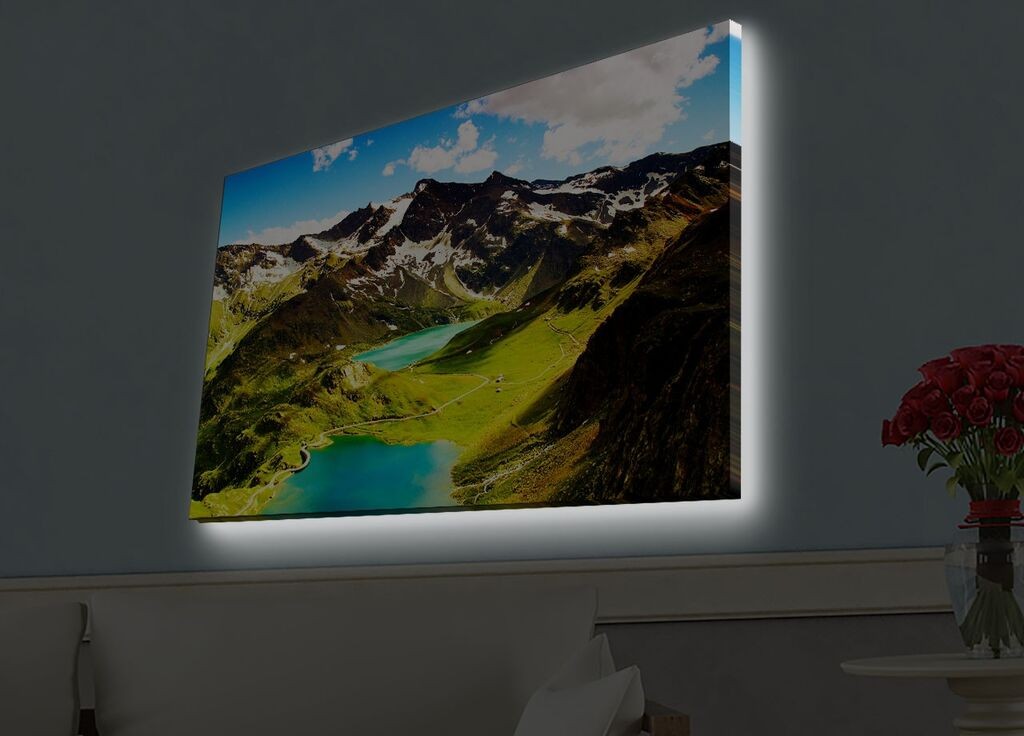Zidna slika sa LED osvetljenjem 4570HDACT-079, 45x70 cm