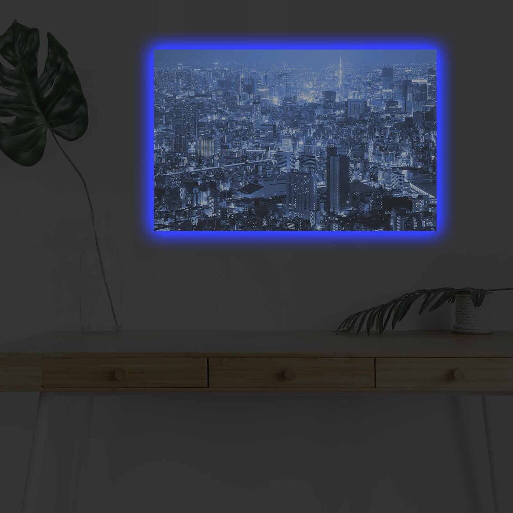Zidna slika sa LED osvetljenjem 4570DHDACT-153, 45x70 cm