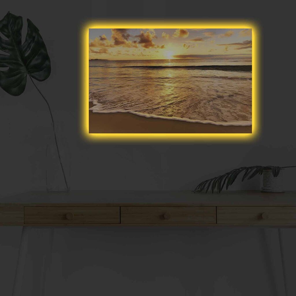 Zidna slika sa LED osvetljenjem 4570DHDACT-097, 45x70 cm
