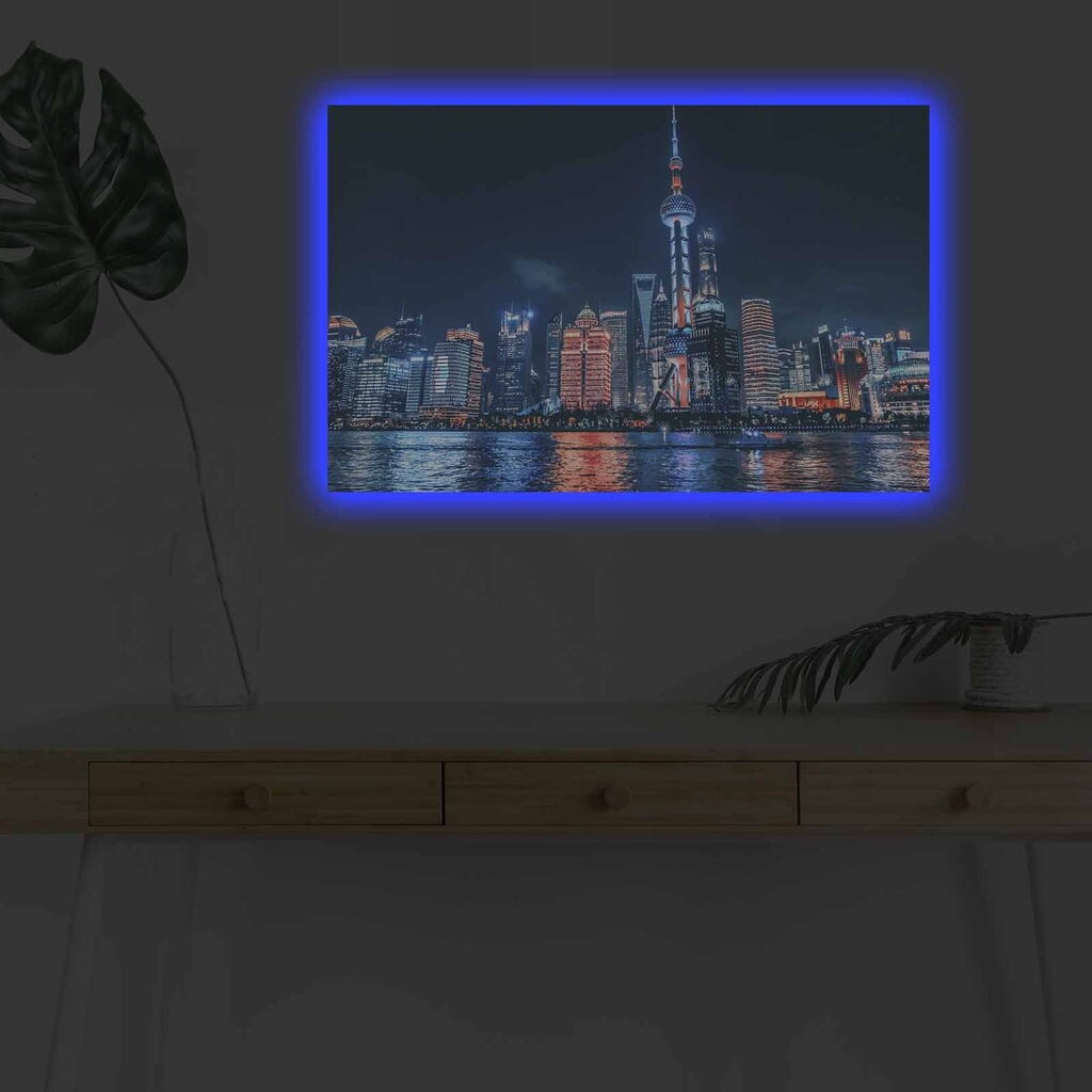 Zidna slika sa LED osvjetljenjem 4570DHDACT-018, 45x70 cm