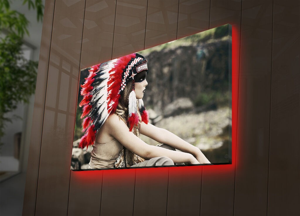 Zidna slika sa LED osvetljenjem 4570NTVDACT-1, 45x70 cm