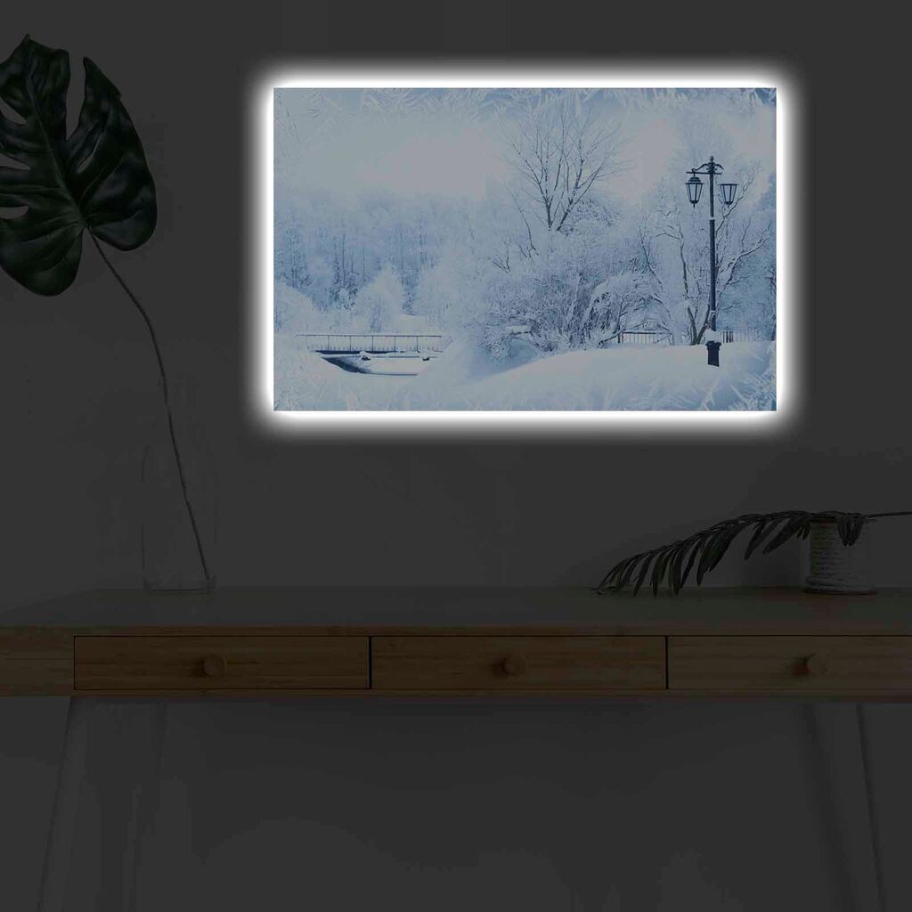 Zidna slika sa LED osvjetljenjem 4570KARDACT - 018, 45x70 cm