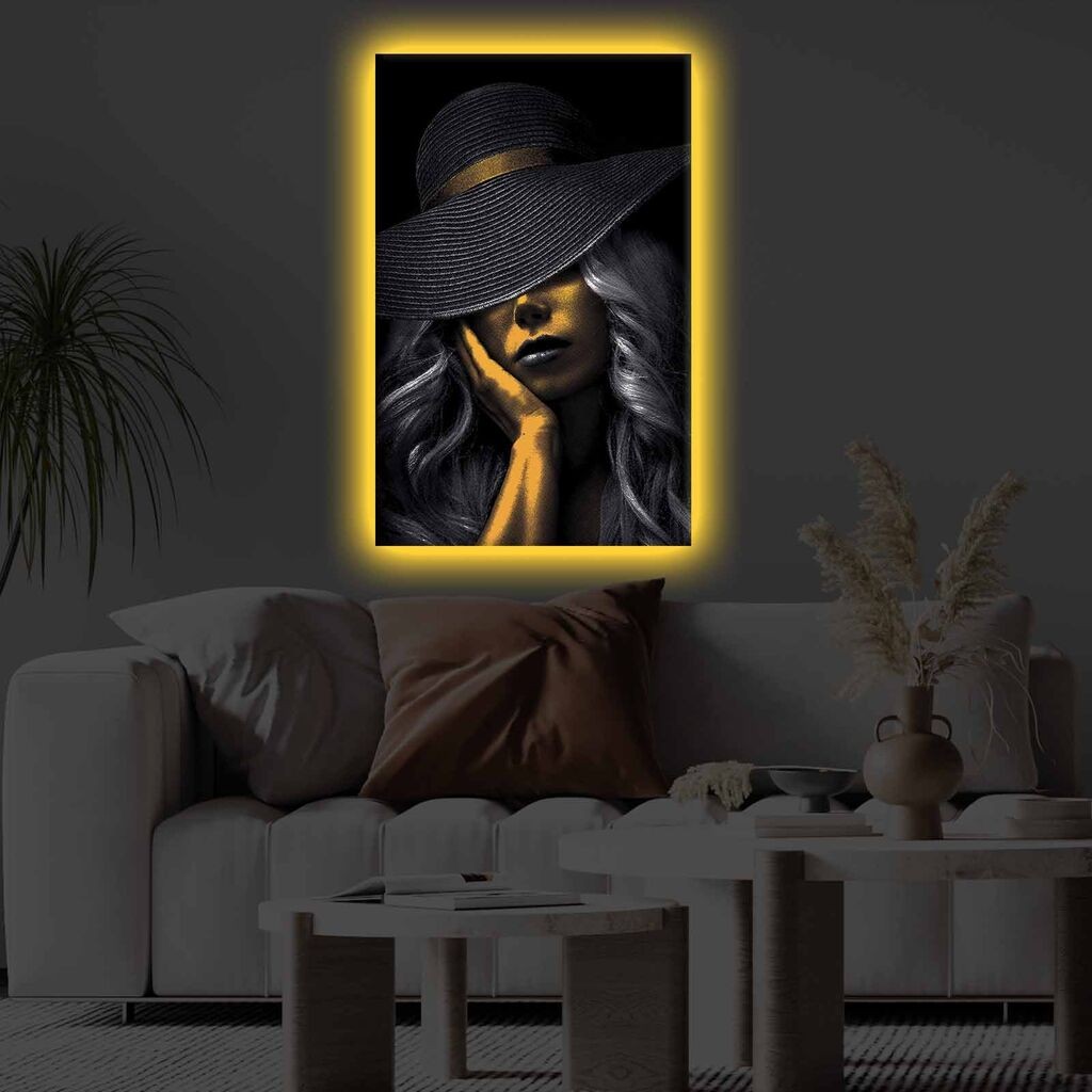 Zidna slika sa LED osvjetljenjem 4570KTLGDACT - 031, 45x70 cm