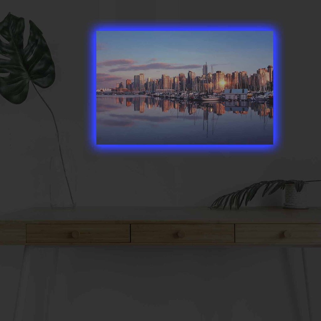 Zidna slika sa LED osvetljenjem 4570DHDACT-095, 45x70 cm
