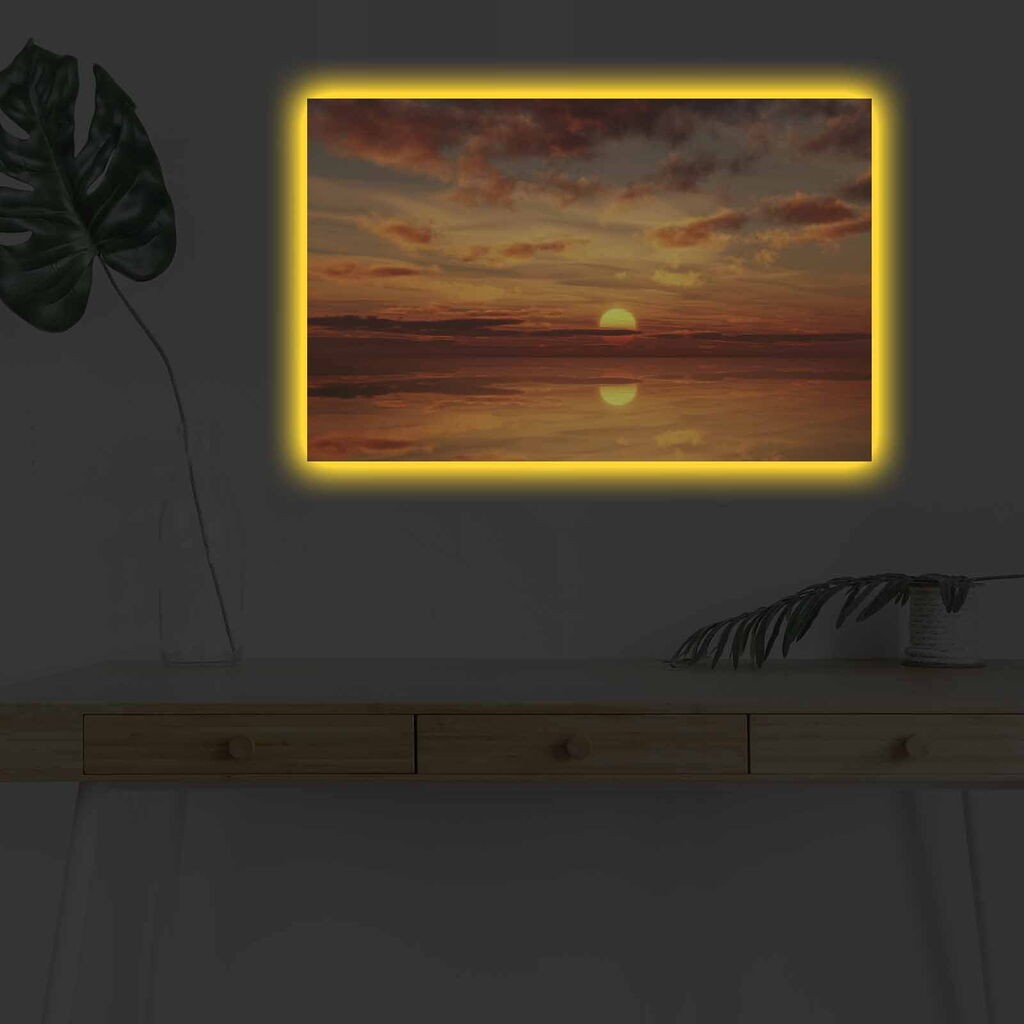 Zidna slika sa LED osvetljenjem 4570DHDACT-039, 45x70 cm