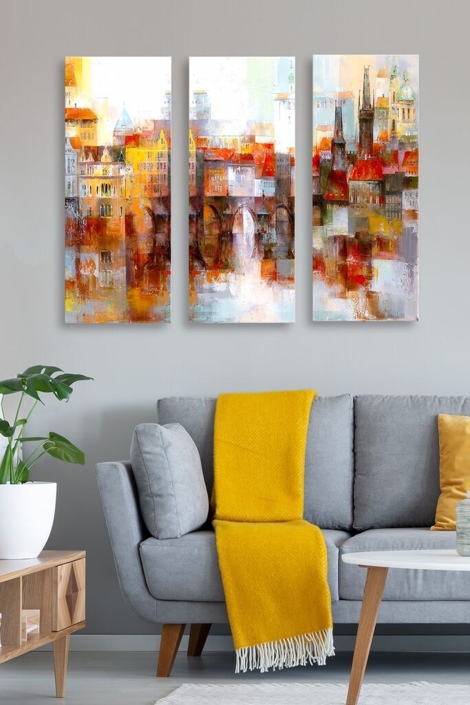 Set slika Wallity MDF0049, 3 dijela