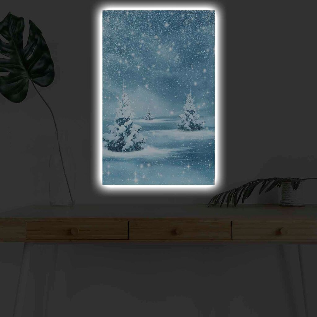 Zidna slika sa LED osvjetljenjem 4570KARDACT - 032, 45x70 cm