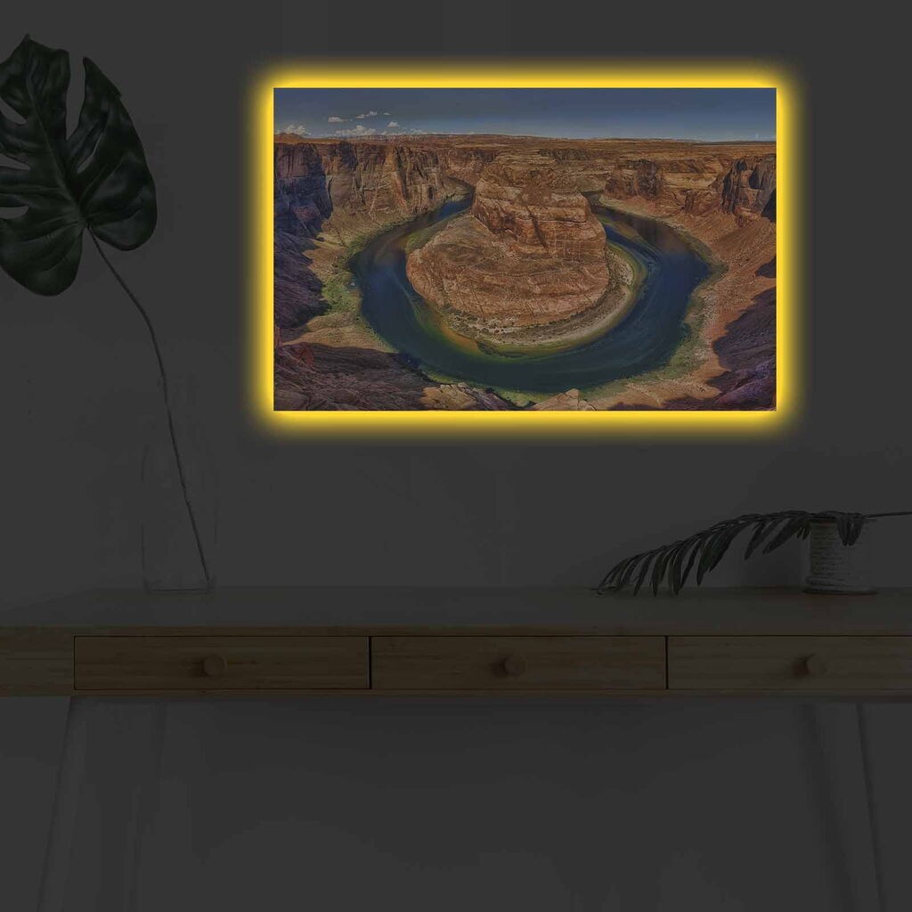 Zidna slika sa LED osvetljenjem 4570DHDACT-014, 45x70 cm