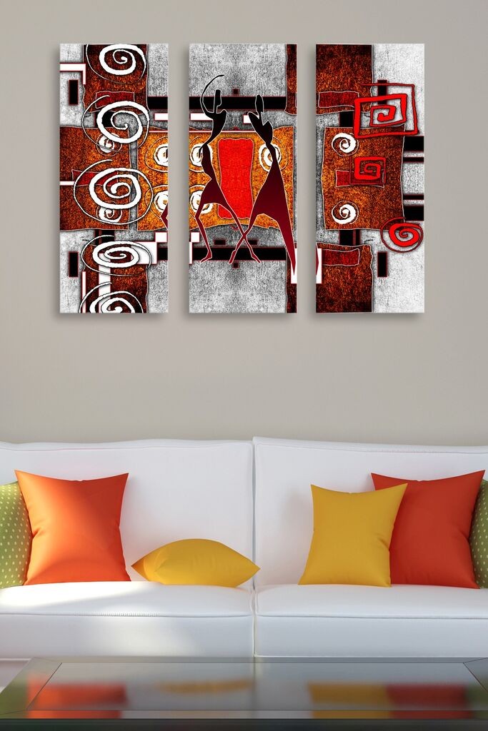 Wallity set slika MDF0001, 3 dijela