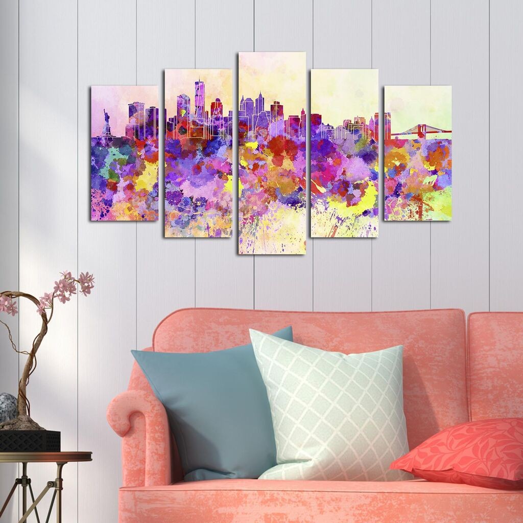 Wallity set, slika 5ABSMDF-3, 5 dijelova