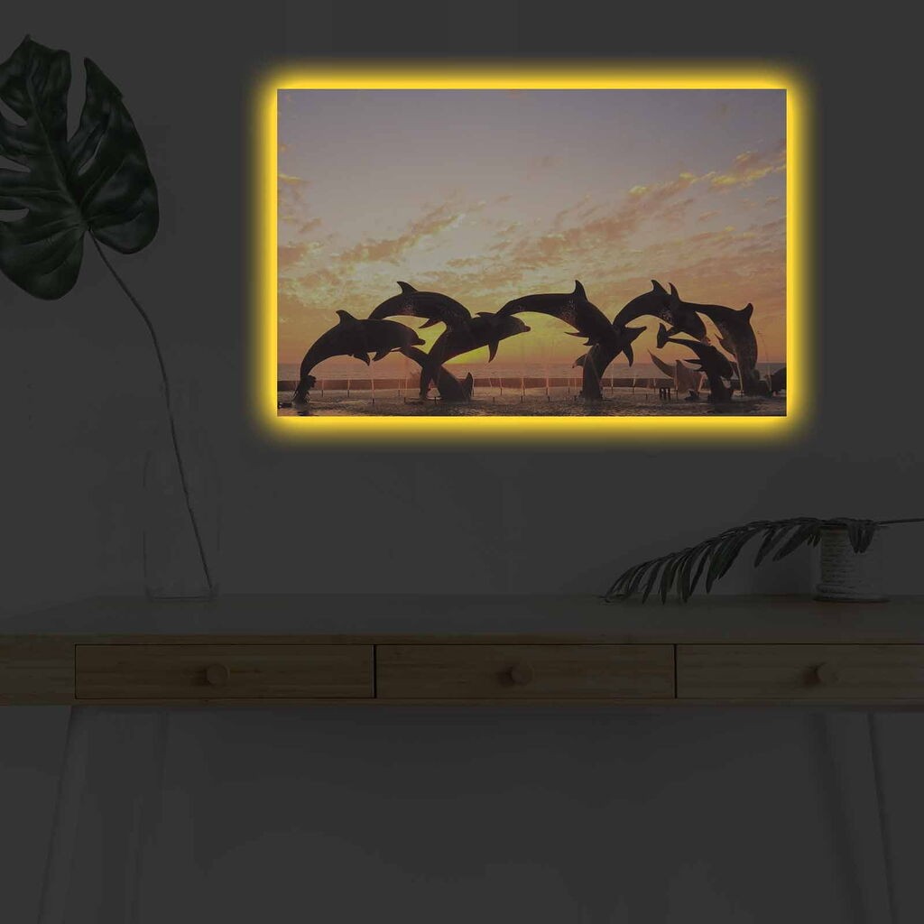 Zidna slika sa LED osvetljenjem 4570DHDACT-049, 45x70 cm