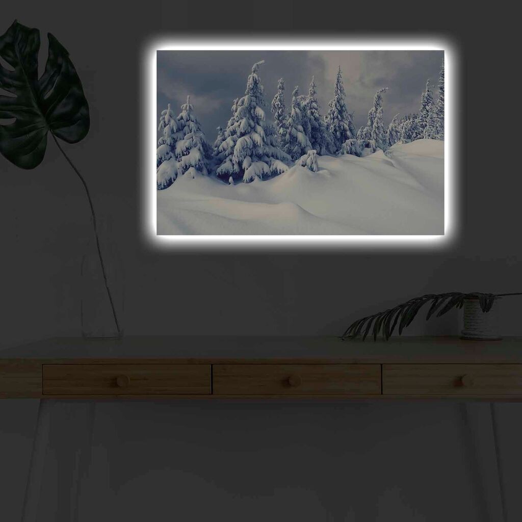 Zidna slika sa LED osvjetljenjem 4570KARDACT - 019, 45x70 cm