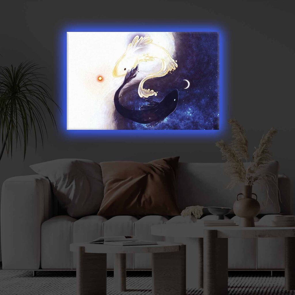 Zidna slika sa LED osvetljenjem 4570KTLGDACT - 023, 45x70 cm