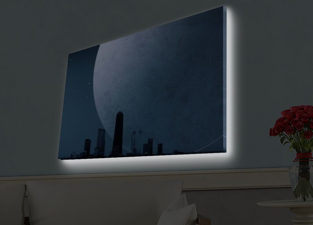 Zidna slika sa LED osvetljenjem 4570HDACT-008, 45x70 cm