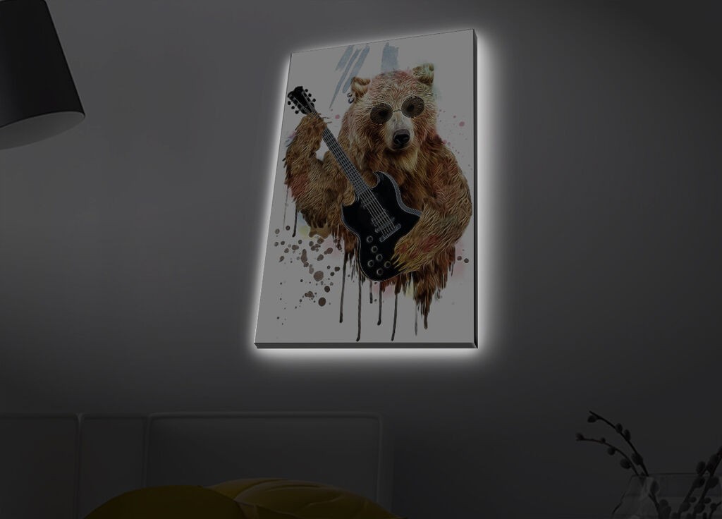 Zidna slika sa LED osvetljenjem 4570MDACT-062, 45x70 cm