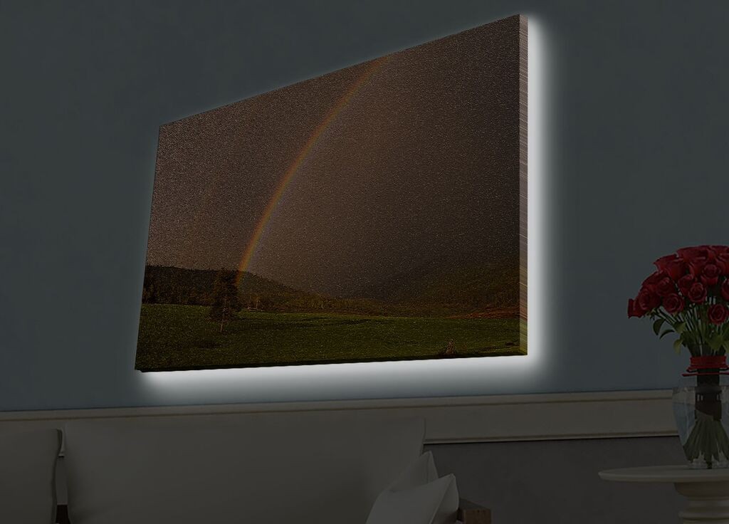 Zidna slika sa LED osvetljenjem 4570HDACT-014, 45x70 cm