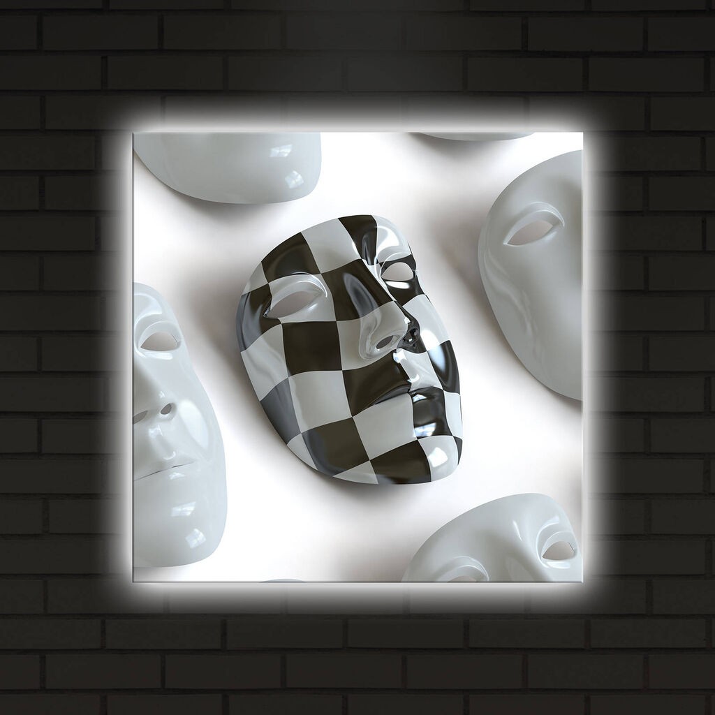 Zidna slika sa LED osvetljenjem 4040DACT-21, 40x40 cm