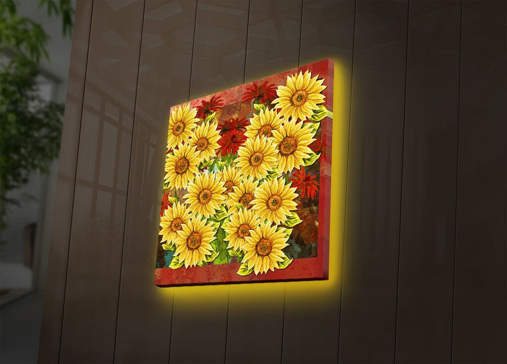 Zidna slika sa LED osvetljenjem 4040DACT-51, 40x40 cm