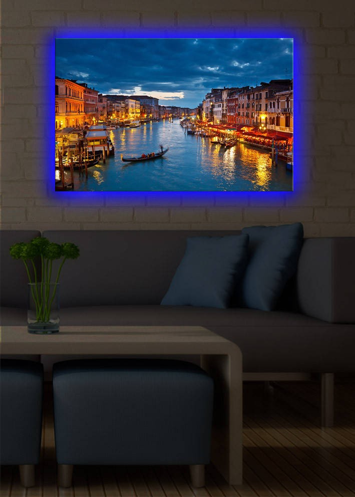 Zidna slika sa LED osvetljenjem 4570DACT-8, 45x70 cm