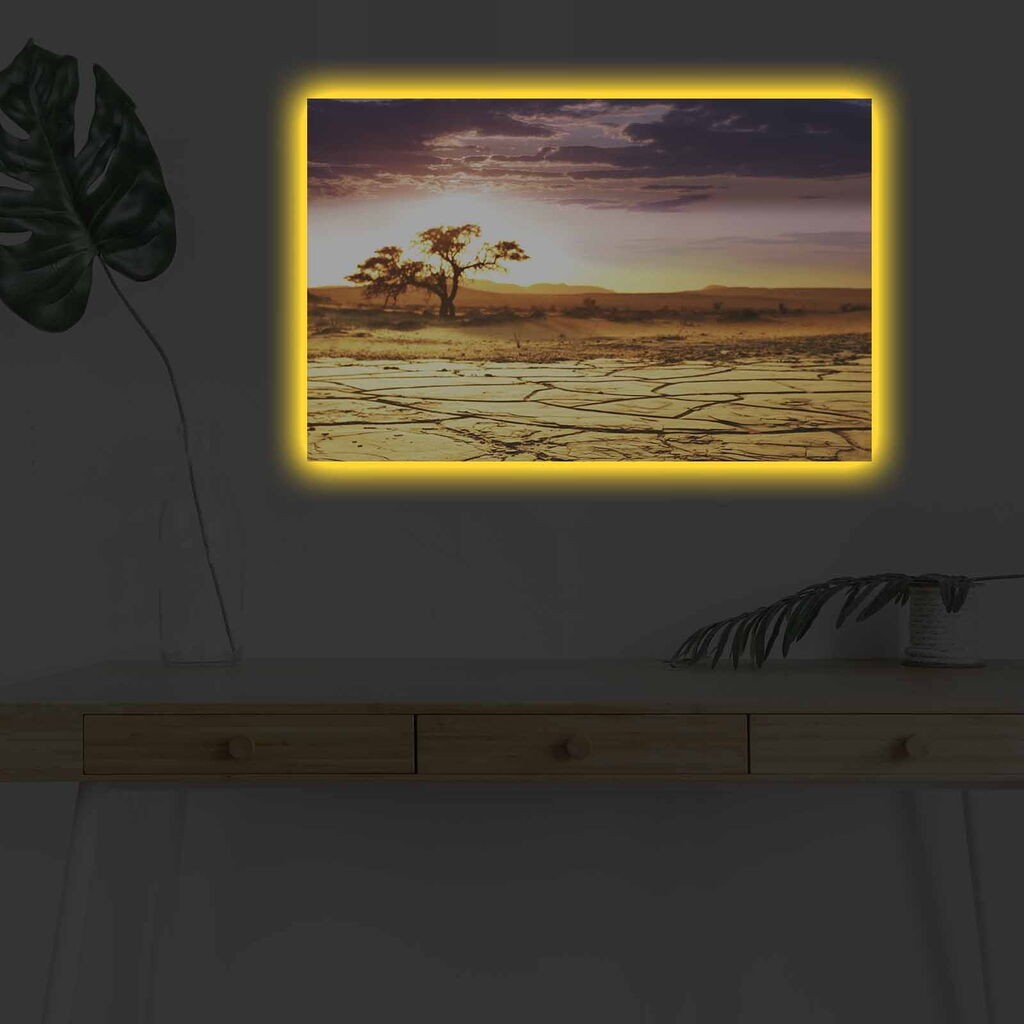 Zidna slika sa LED osvetljenjem 4570DHDACT-052, 45x70 cm