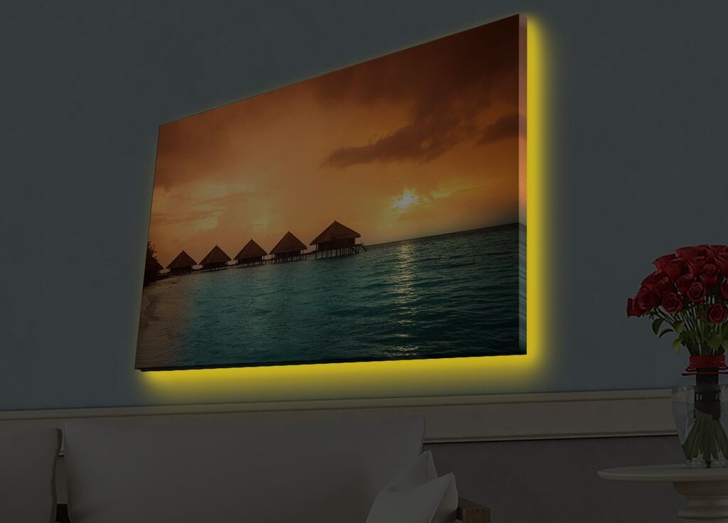 Zidna slika sa LED osvetljenjem 4570HDACT-035, 45x70 cm