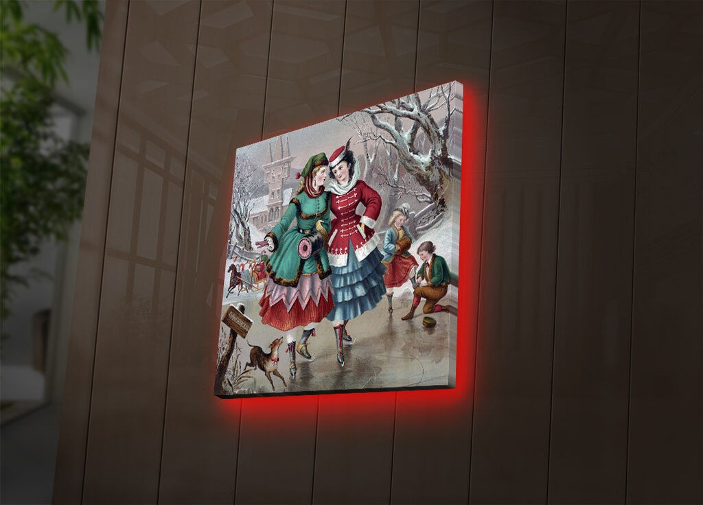 Zidna slika sa LED osvetljenjem 4040DACT-48, 40x40 cm