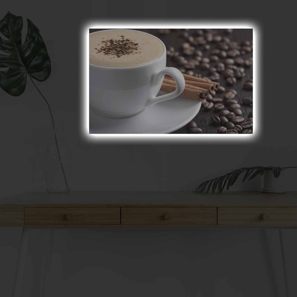 Zidna slika sa LED osvetljenjem 4570KDACT-006, 45x70 cm