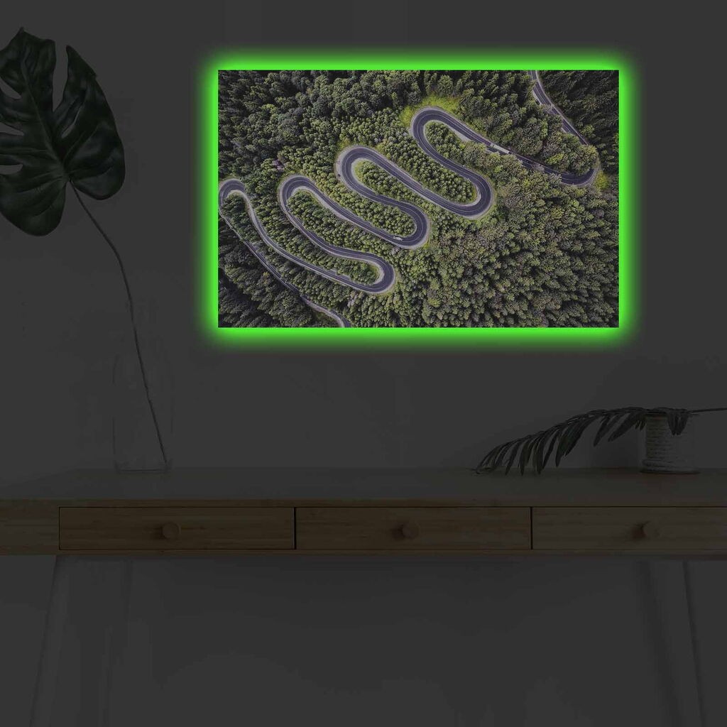 Zidna slika sa LED osvetljenjem 4570DHDACT-007, 45x70 cm