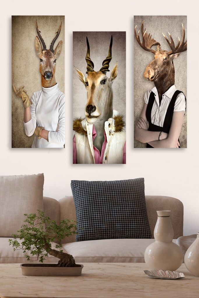 Set slika Wallity MDF0076, 3 dijela