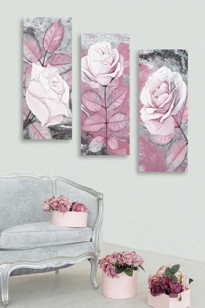 Set slika Wallity MDF0019, 3 dijela