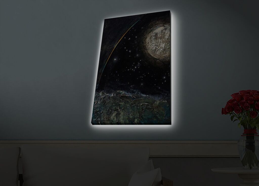 Zidna slika sa LED osvetljenjem 4570HDACT-098, 45x70 cm