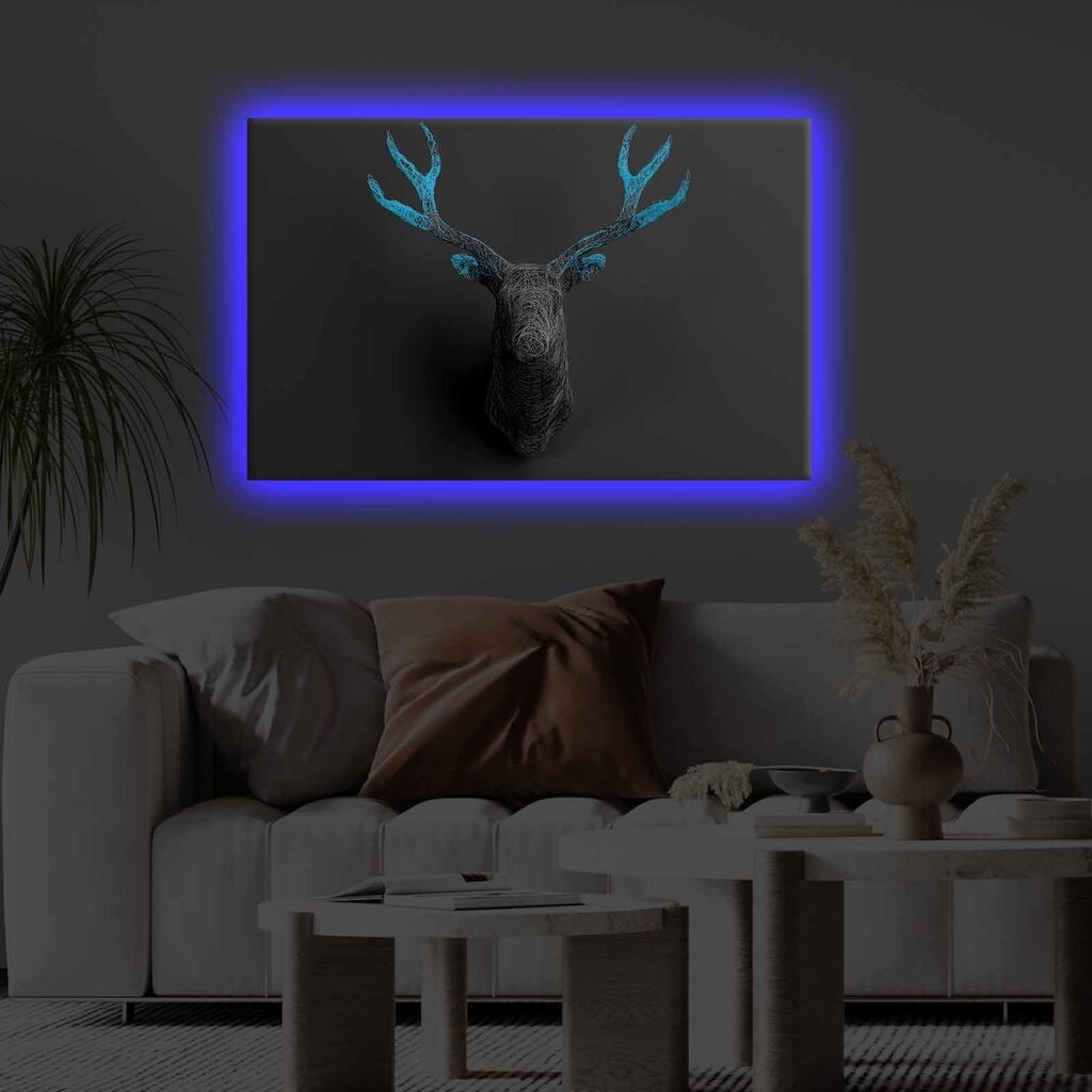 Zidna slika sa LED osvetljenjem 4570KTLGDACT - 008, 45x70 cm