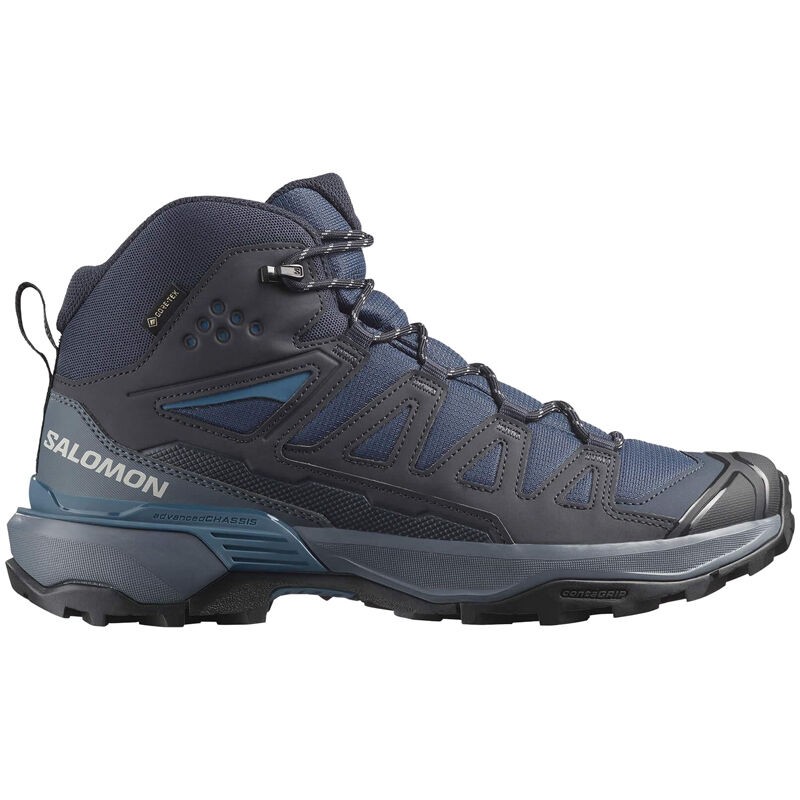 Salomon Cipele za muškarce, X Ultra 360 Mid GTX, Teget-crne