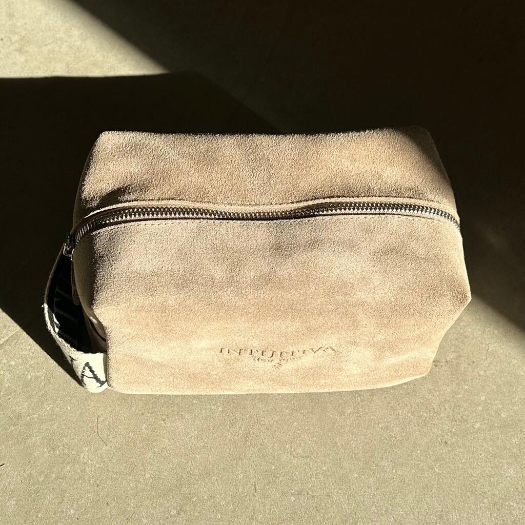 Intuitiva Ženski neseser Suede Travel, Roze