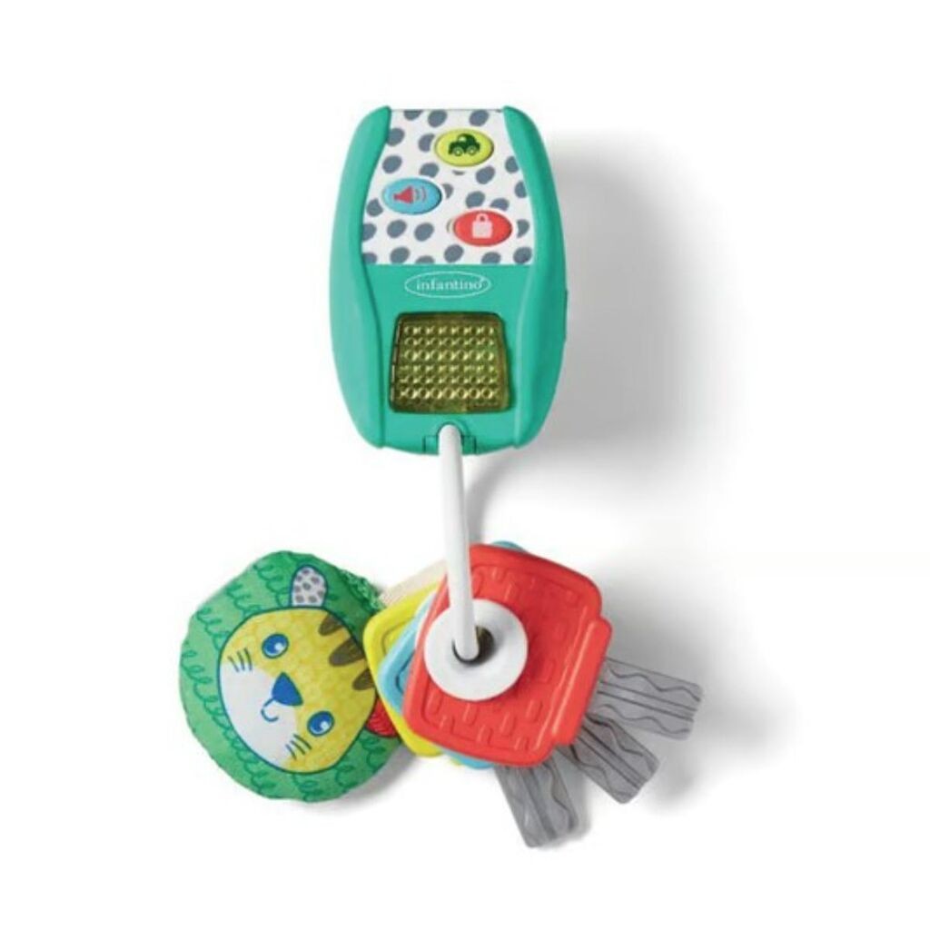 Infantino Edukativna igračka Ključevi privjesak, 312033, Šarena