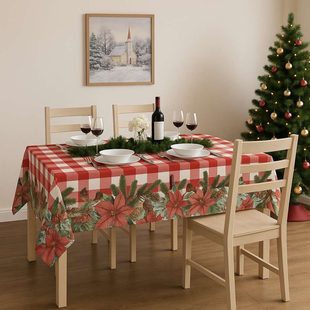 Hermia Stolnjak Hm-Tblnwy26-1, 140 x 140 cm, Šareni