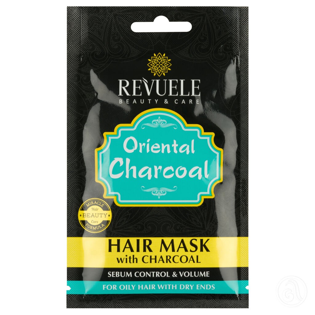 Reveule Maska za masnu kosu Oriental Charcoal, 25Ml