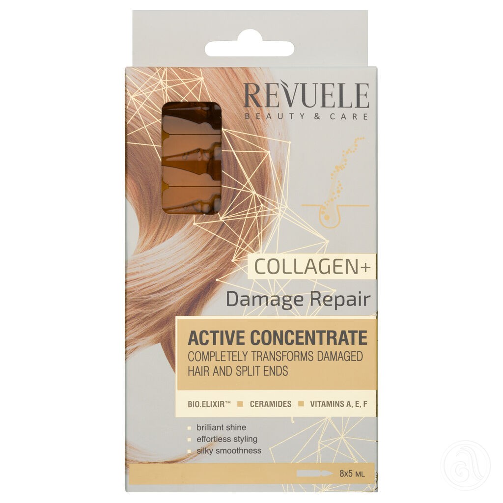 Reveule Set od 8   Ampula  za oštećenu kosu Collagen, 8x5Ml