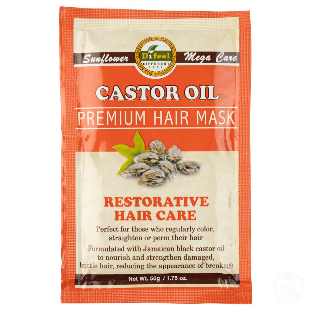 Difeel Maska za obnavljanje kose Ricinusovo ulje, 50G