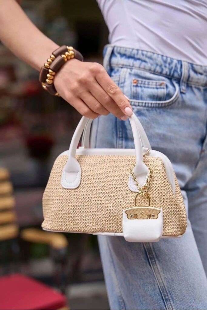 Bagmori Ženska torba MK1020225SM10-001, Bijela