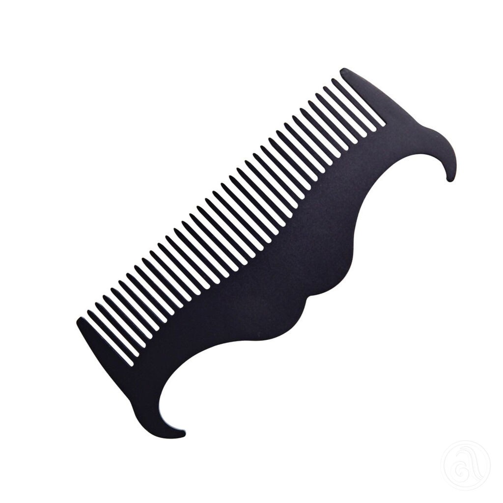 Beauty Design Češalj za bradu i brkove H-34,Crni
