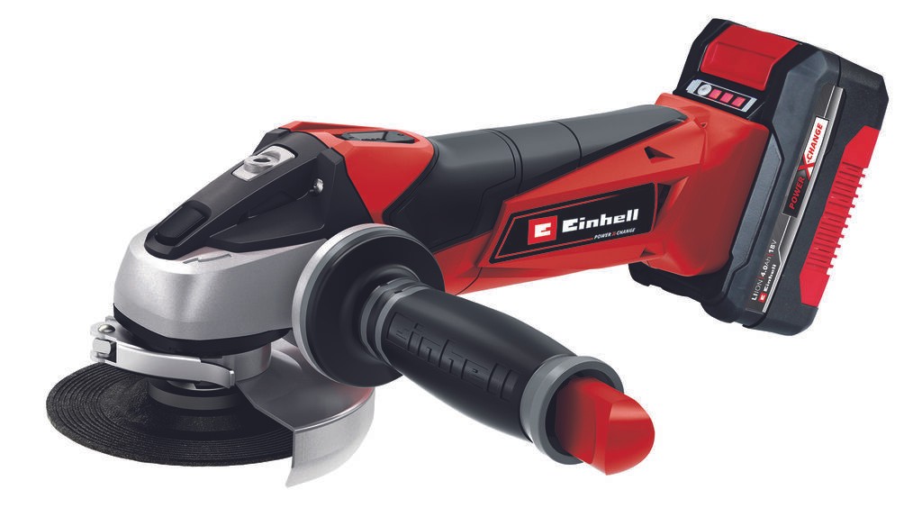 EINHELL PXC aku kutna brusilica TE-AG 18/115 Li (1x4,0Ah)