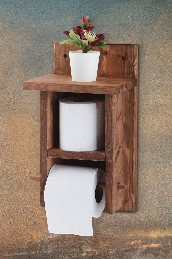 Aberto Design Držač toaletnog papira, 35 cm, Smeđa