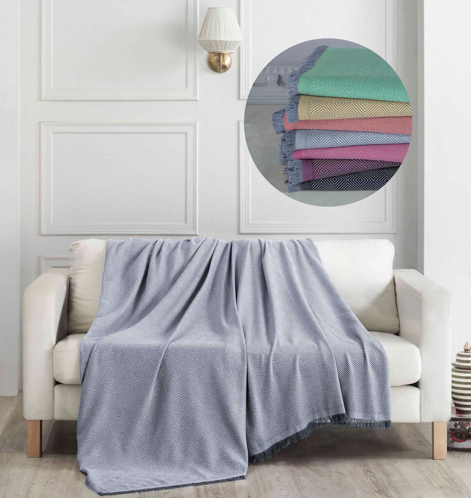 L'essentiel Maison Elite prekrivač, 175x230cm, siva