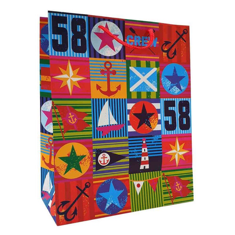 Eureka Velika ukrasna torba Posada broda, 26x32x12cm