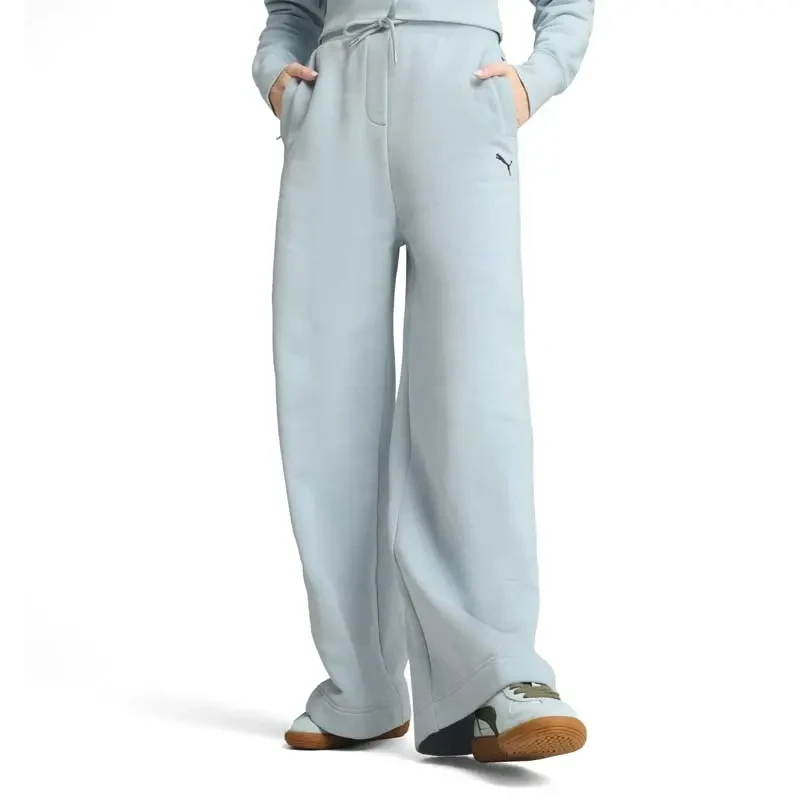 Puma ženske premium opuštene hlače, svijetloplave