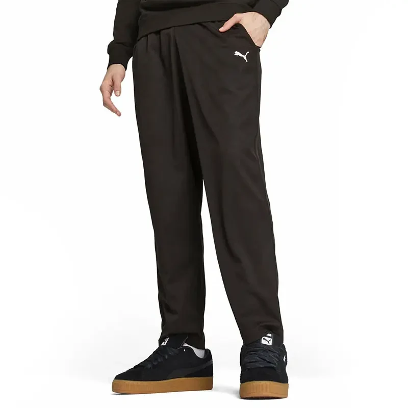 Puma muške trenerke Puma Ess tkane hlače Op, crne