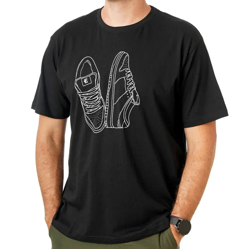 Muška majica kratkih rukava s natpisom Eastbound, crna