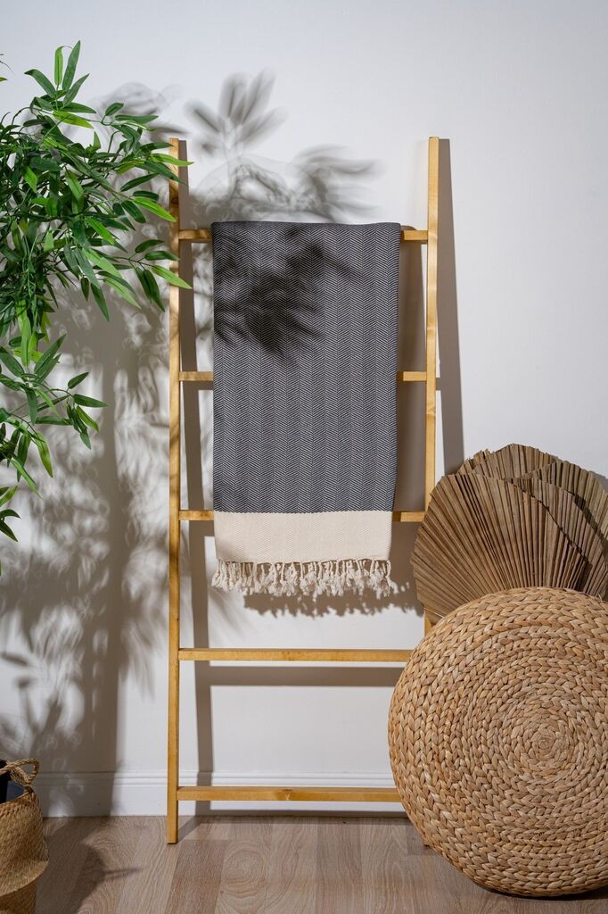 L'essentiel Maison Ručnik za plažu Baliksirti, 90x180 cm, antracit